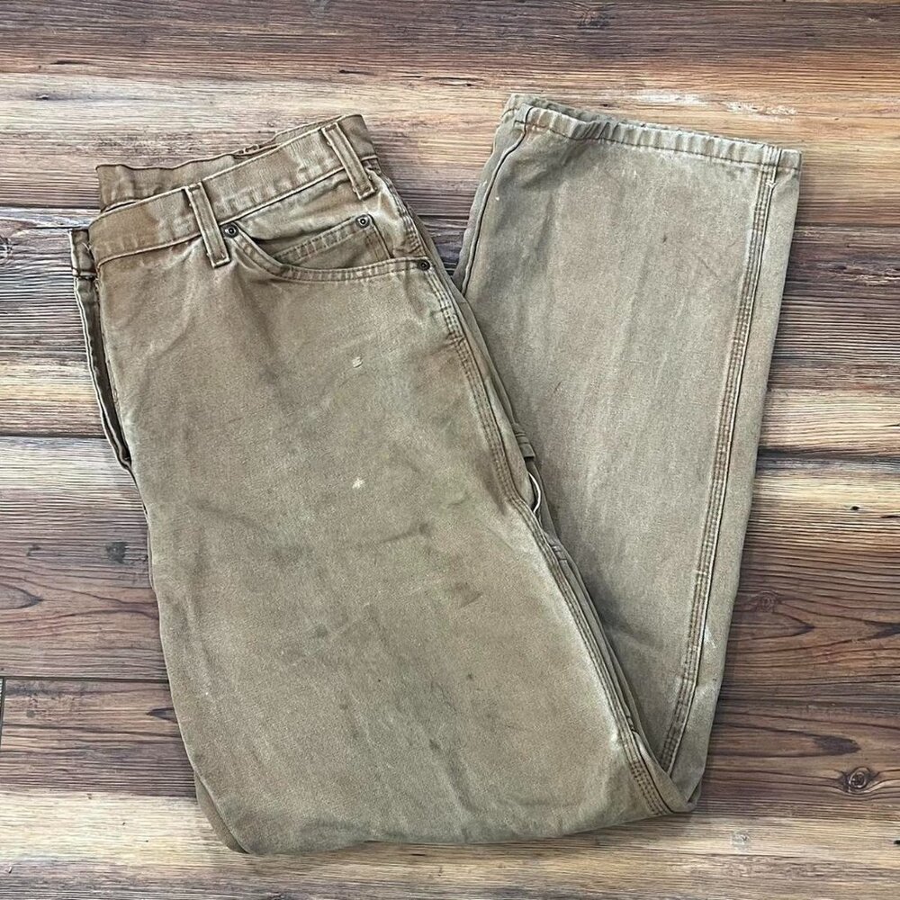 Tan Baggy Dickies Carpenter pants